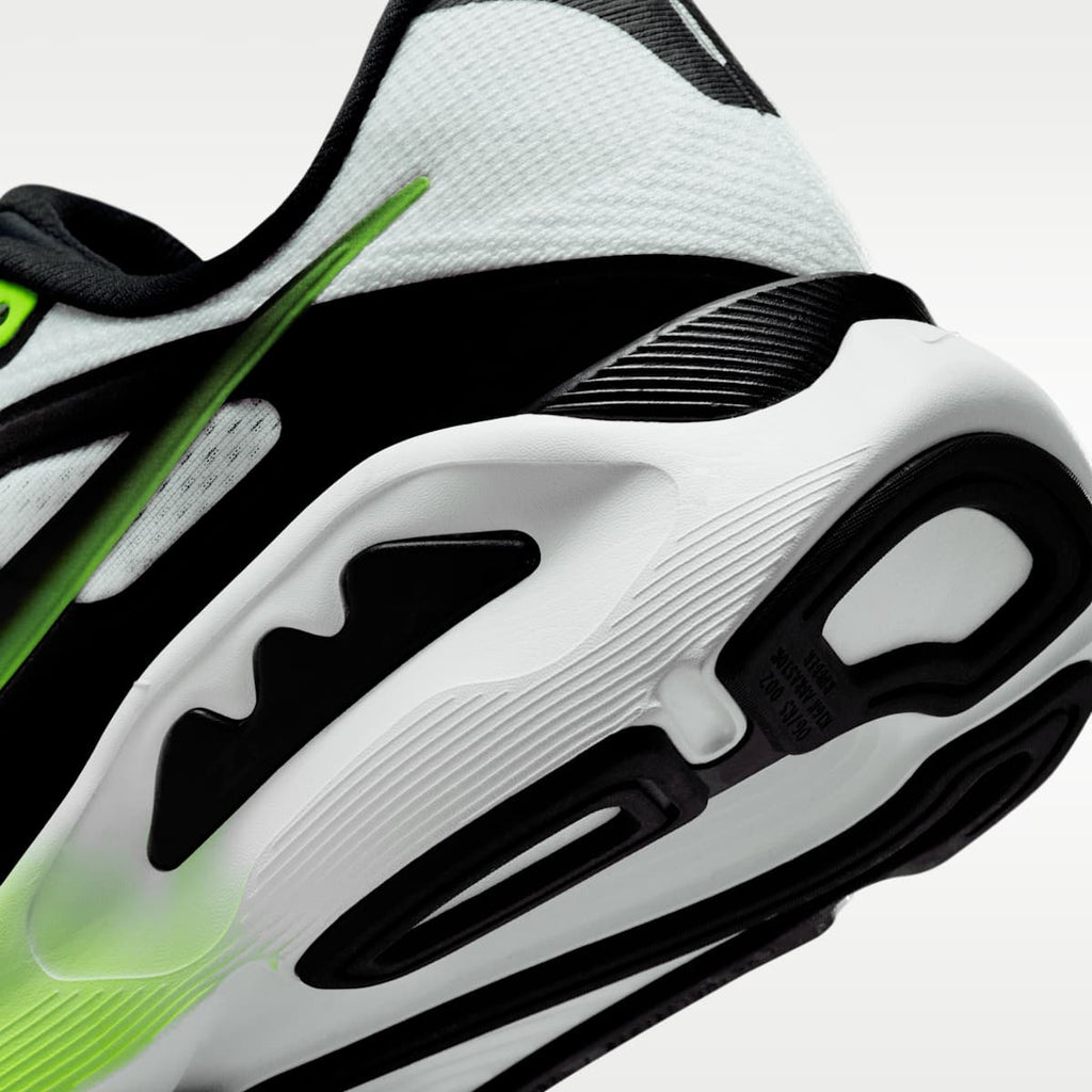 Nike Structure Plus Men's Road Running Shoes - White/Volt/Black - Image 8