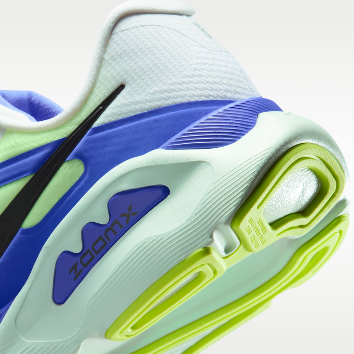 Nike Structure Plus Men's Road Running Shoes - White/Volt Ice/Barely Green/Black Spruce - Image 8