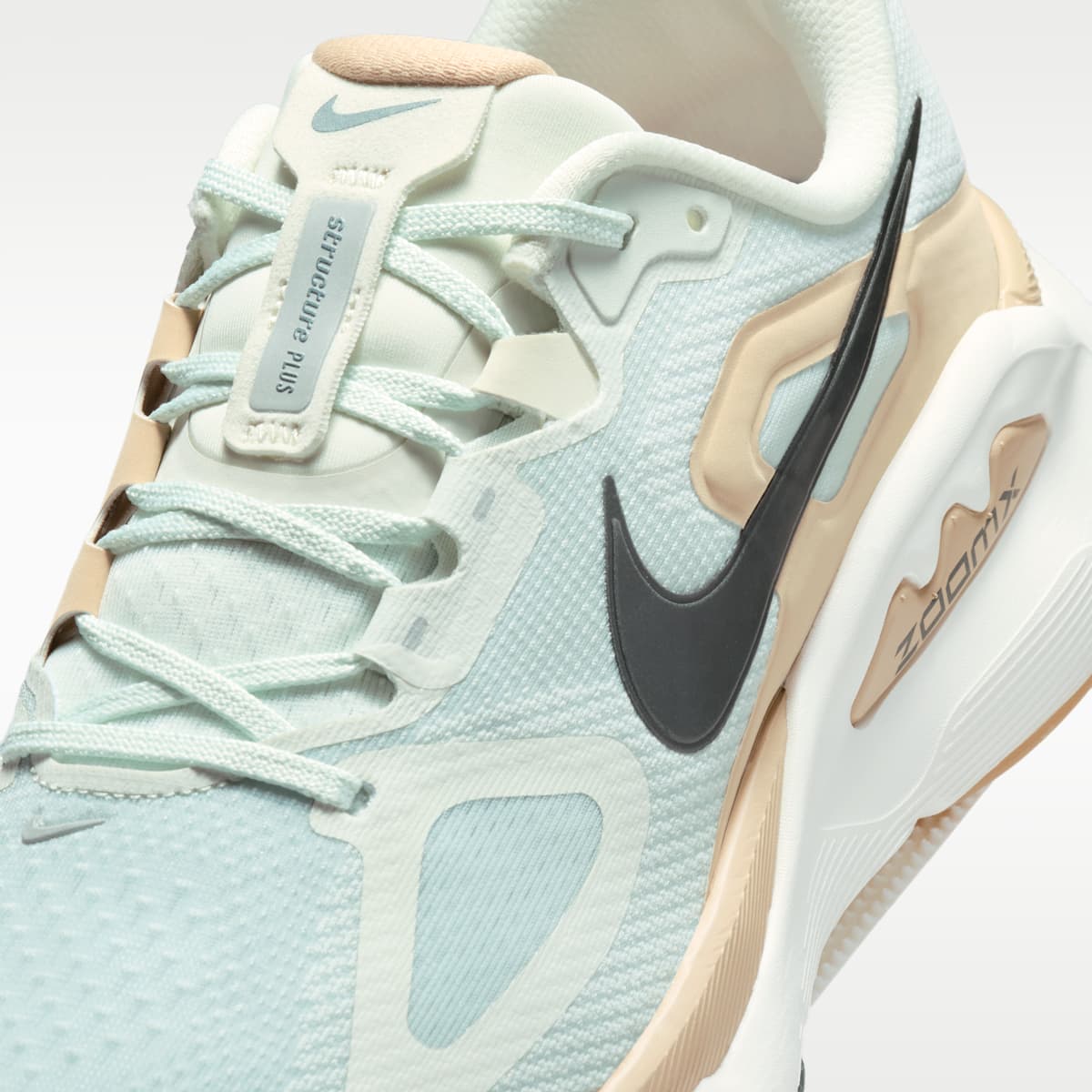 Nike Structure Plus Men's Road Running Shoes - Spruce Aura/Jade Horizon/Linen/Black Spruce - Image 7