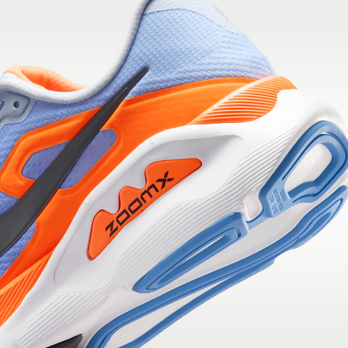Nike Structure Plus Men's Road Running Shoes - Hydrogen Blue/Blue Crystal/Total Orange/Off Noir - Image 8
