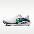 Nike Structure Plus Men's Road Running Shoes - White/Midnight Navy/Summit White/Green Spark - Image 1