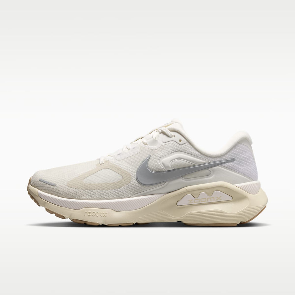 Nike Structure Plus Men's Road Running Shoes - Light Khaki/Sail/Gum Light Brown/Metallic Silver - Image 1