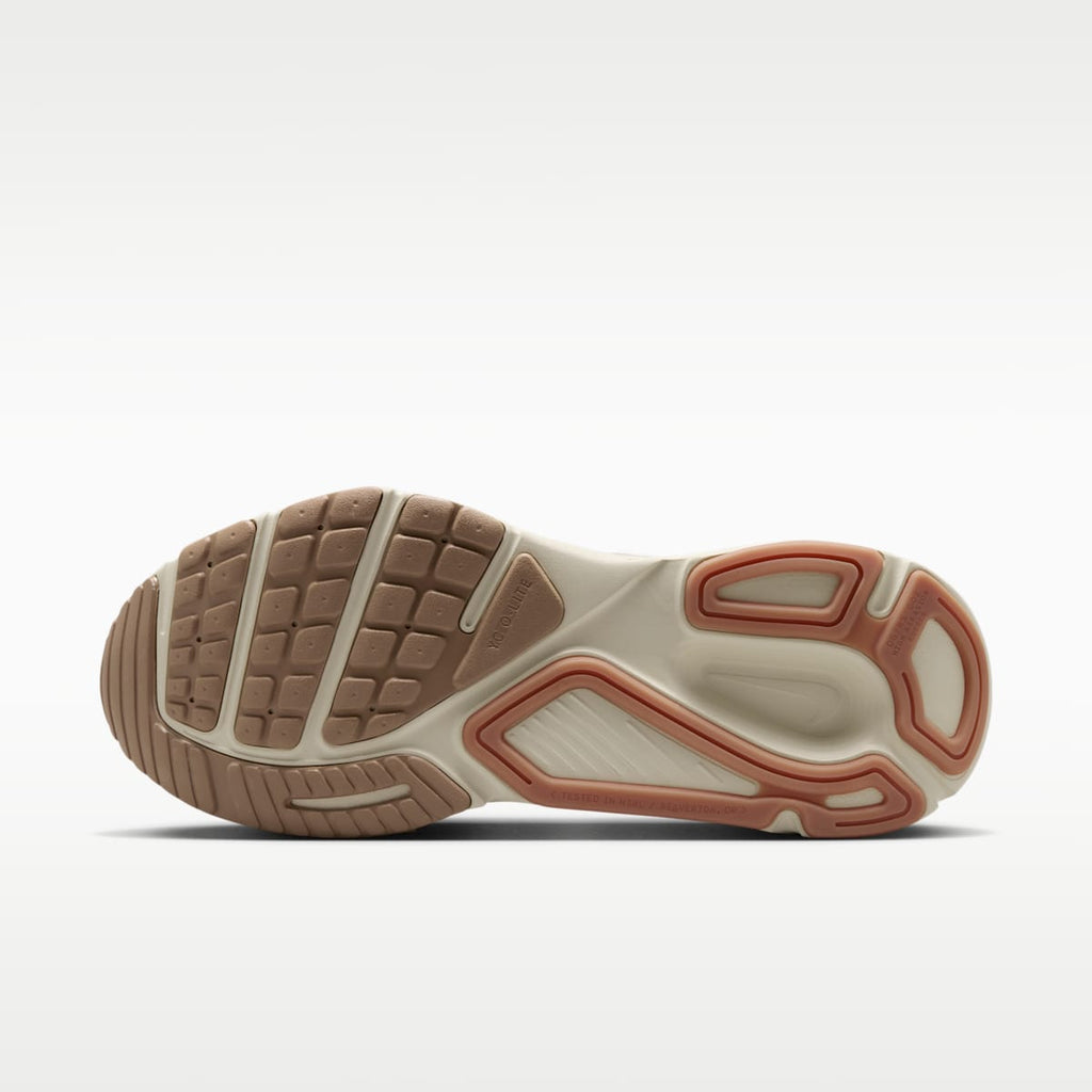 Nike Structure Plus Men's Road Running Shoes - Light Khaki/Sail/Gum Light Brown/Metallic Silver - Image 2