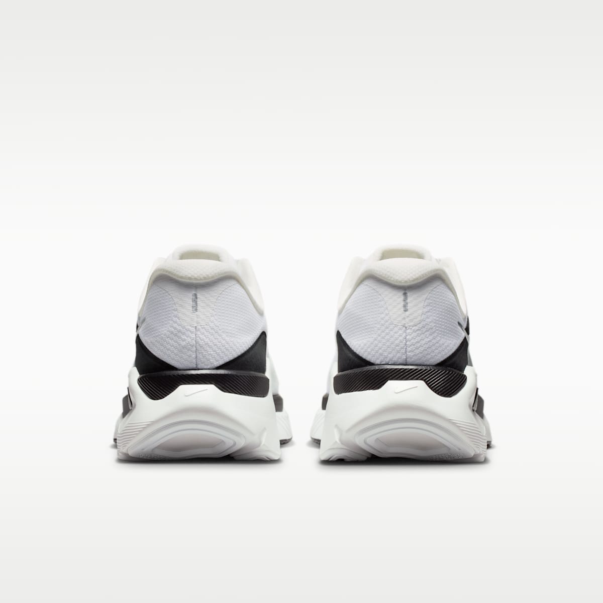 Nike Structure Plus Men's Road Running Shoes - Summit White/Black/Metallic Silver - Image 6