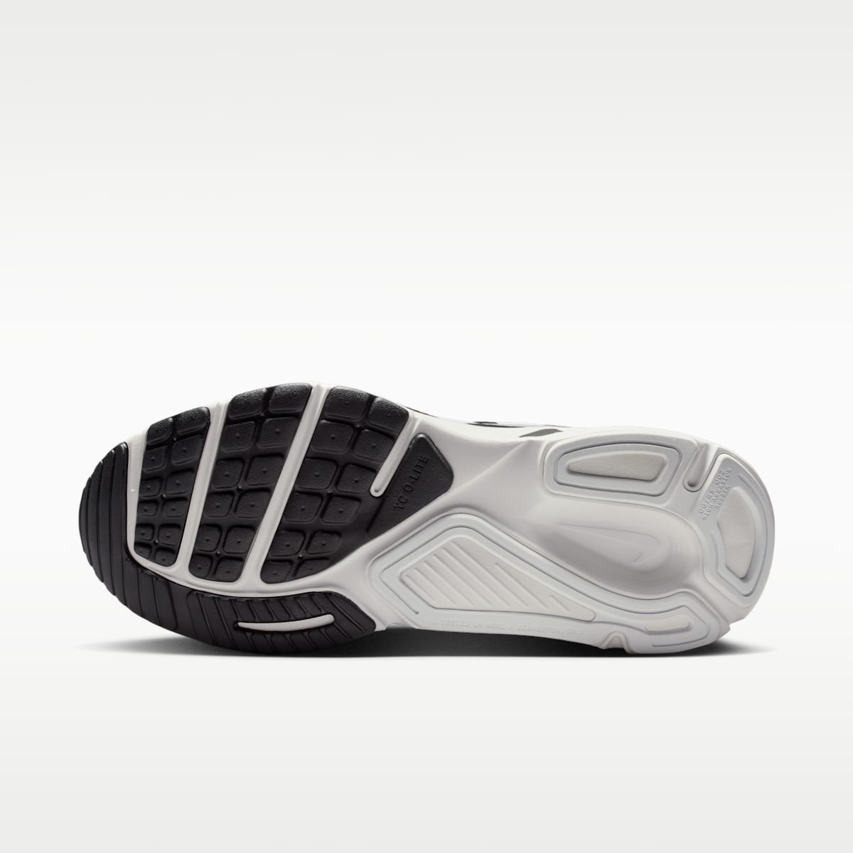 Nike Structure Plus Men's Road Running Shoes - Summit White/Black/Metallic Silver - Image 2