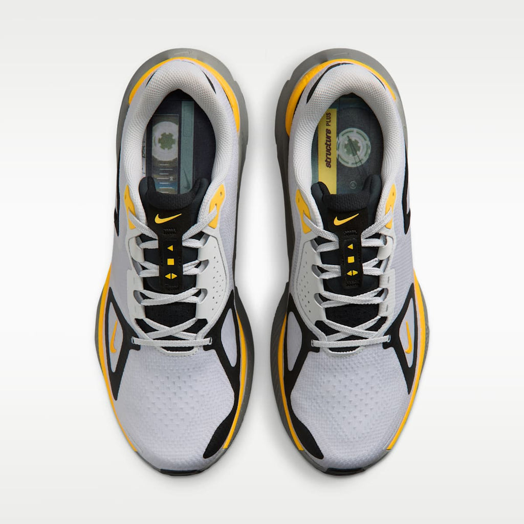 Nike Structure Plus SP Men's Shoes - Grey Fog/Black/Varsity Maize - Image 4