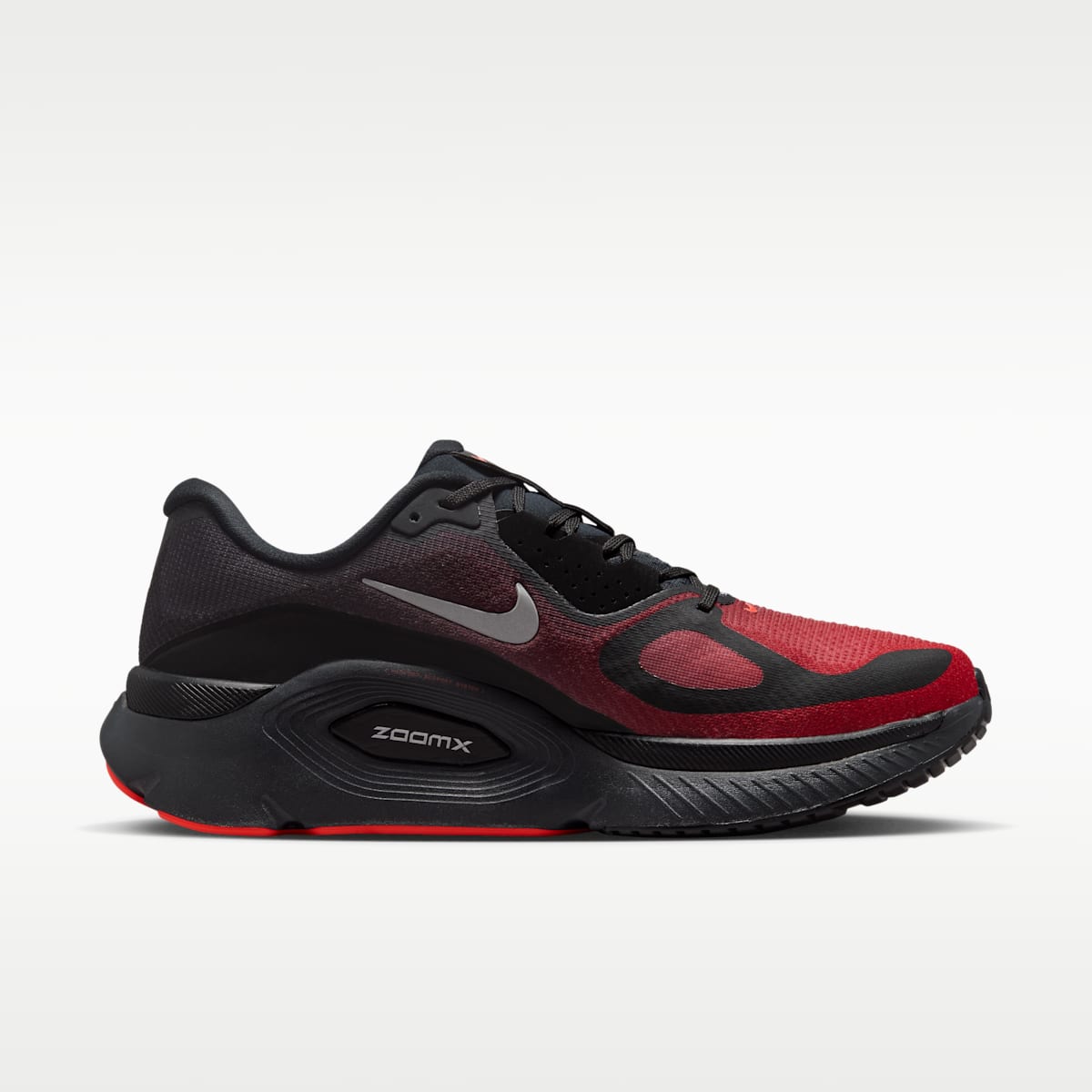 Nike Structure Plus Men's Road Running Shoes - Black/University Red/Dark Smoke Grey/Bright Crimson - Image 3