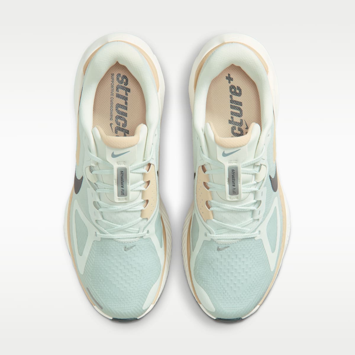 Nike Structure Plus Men's Road Running Shoes - Spruce Aura/Jade Horizon/Linen/Black Spruce - Image 4