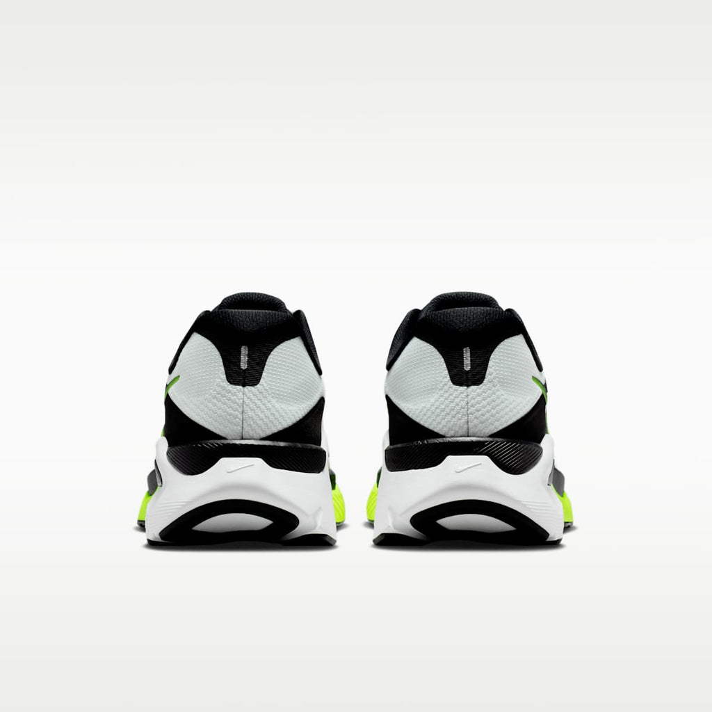 Nike Structure Plus Men's Road Running Shoes - White/Volt/Black - Image 6