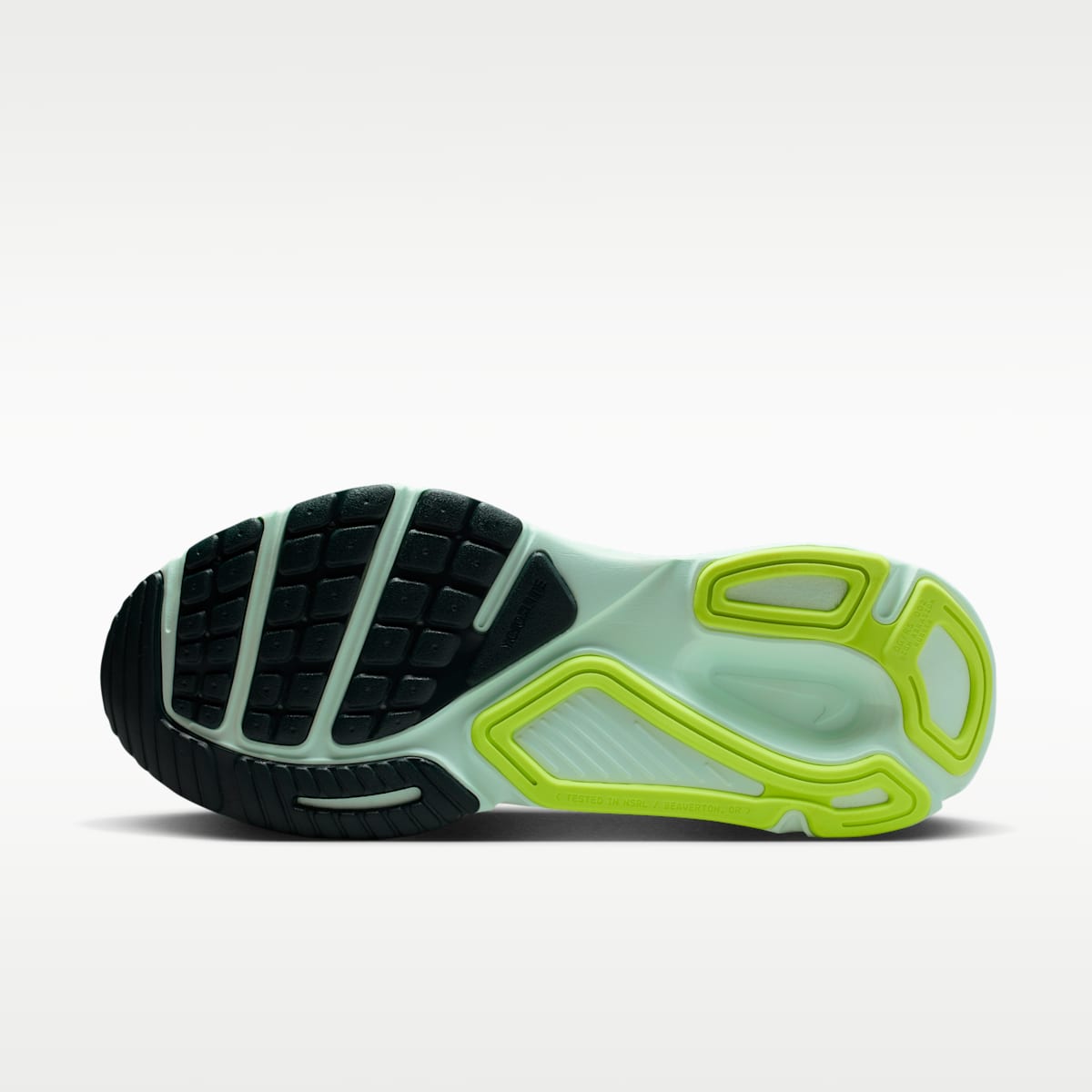 Nike Structure Plus Men's Road Running Shoes - White/Volt Ice/Barely Green/Black Spruce - Image 2