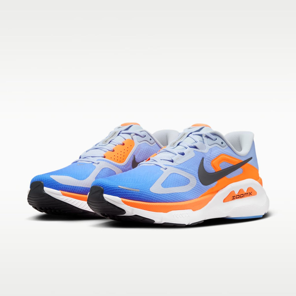 Nike Structure Plus Men's Road Running Shoes - Hydrogen Blue/Blue Crystal/Total Orange/Off Noir - Image 5
