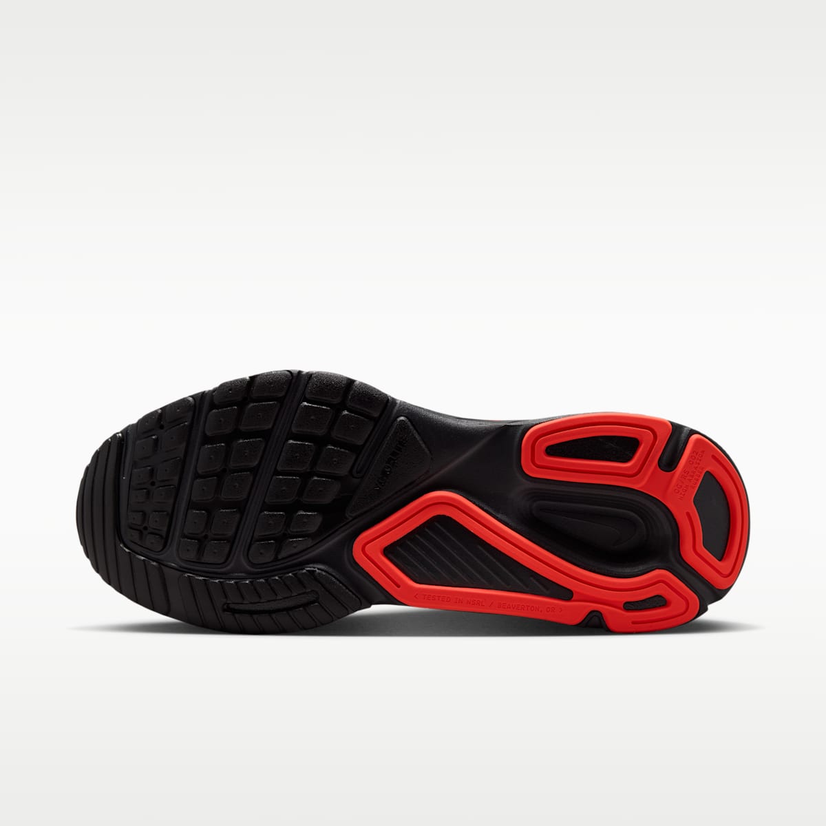 Nike Structure Plus Men's Road Running Shoes - Black/University Red/Dark Smoke Grey/Bright Crimson - Image 2