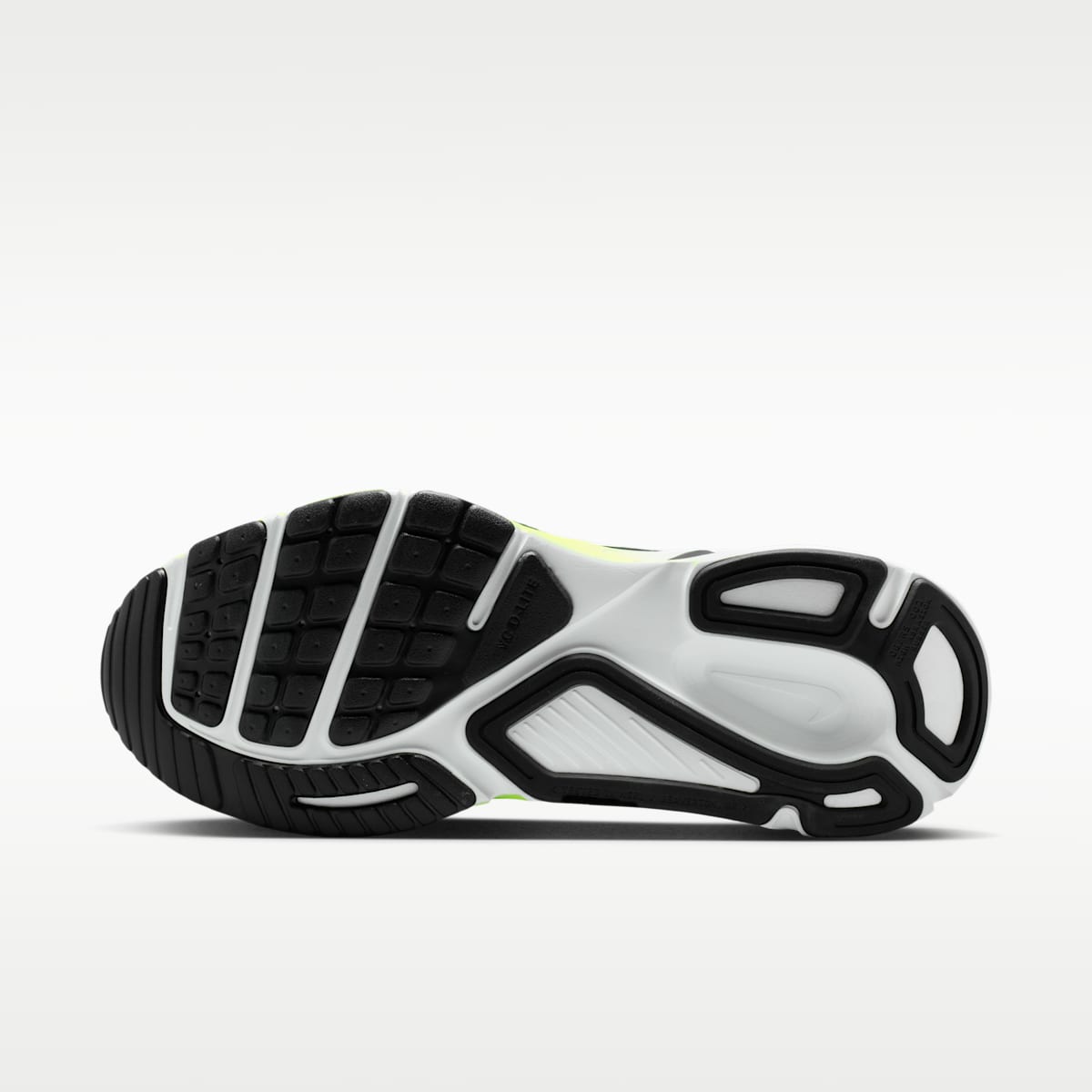 Nike Structure Plus Men's Road Running Shoes - White/Volt/Black - Image 2