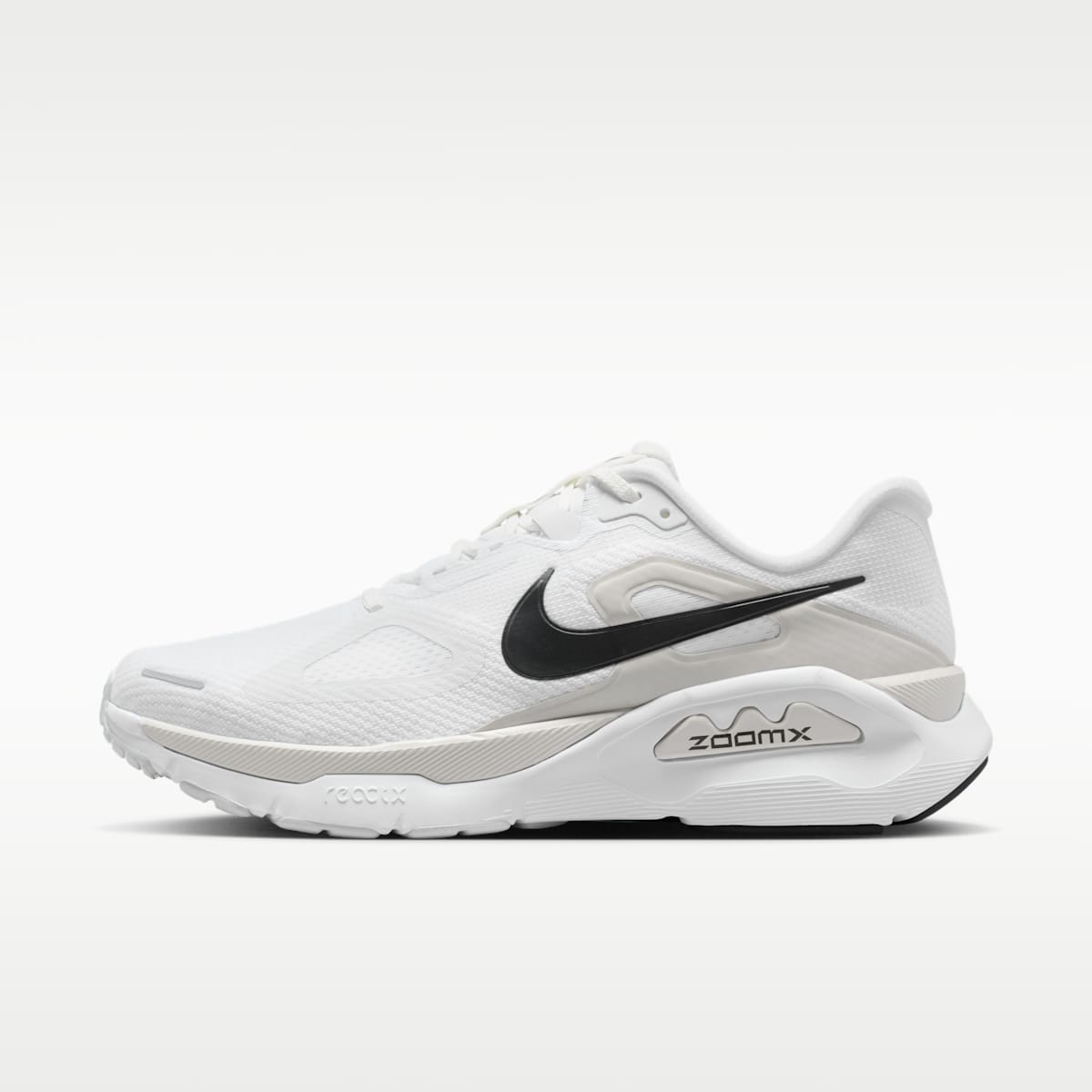 Nike Structure Plus Men's Road Running Shoes - White/Photon Dust/Black - Image 1
