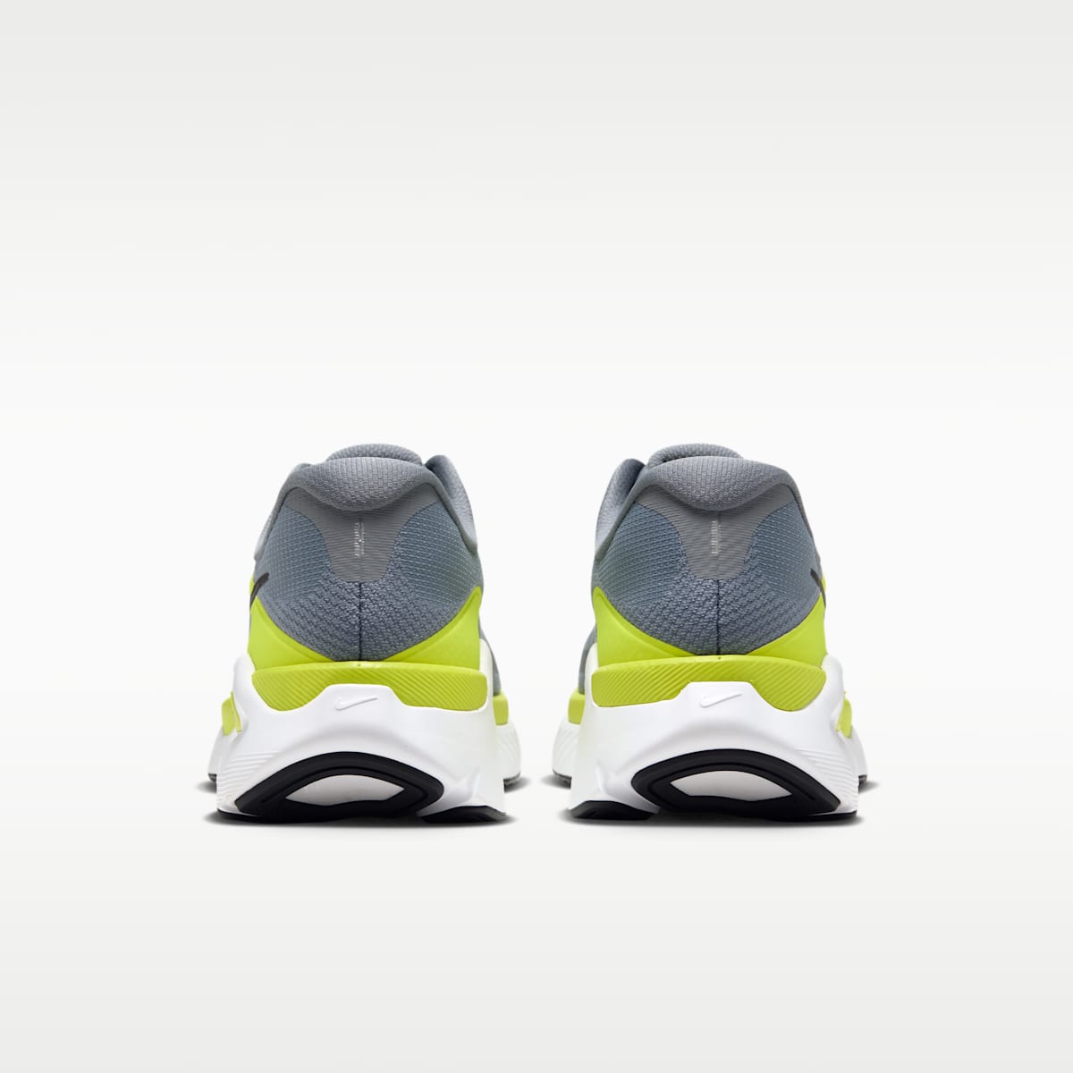 Nike Structure Plus Men's Road Running Shoes - Cool Grey/Lemon Venom/White/Black - Image 6
