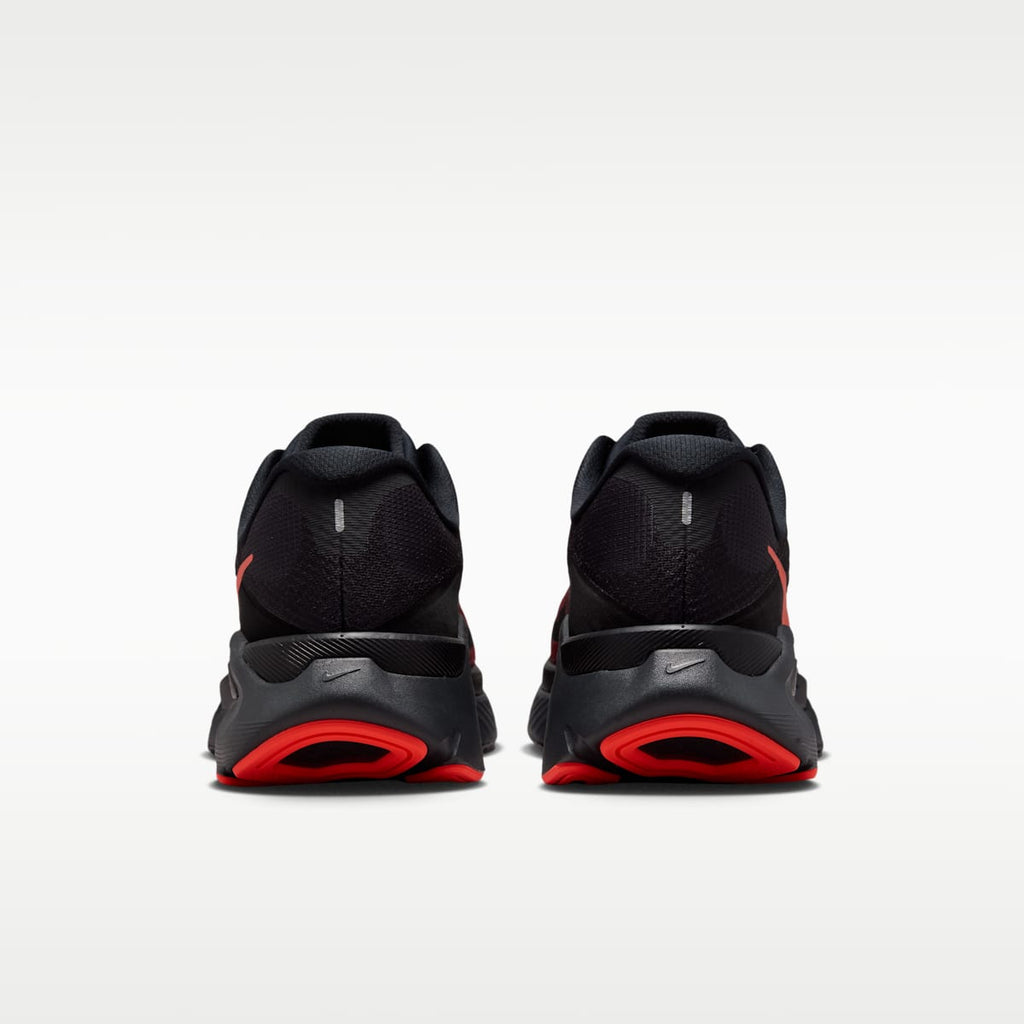 Nike Structure Plus Men's Road Running Shoes - Black/University Red/Dark Smoke Grey/Bright Crimson - Image 6