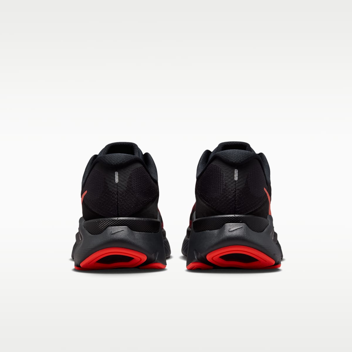 Nike Structure Plus Men's Road Running Shoes - Black/University Red/Dark Smoke Grey/Bright Crimson - Image 6