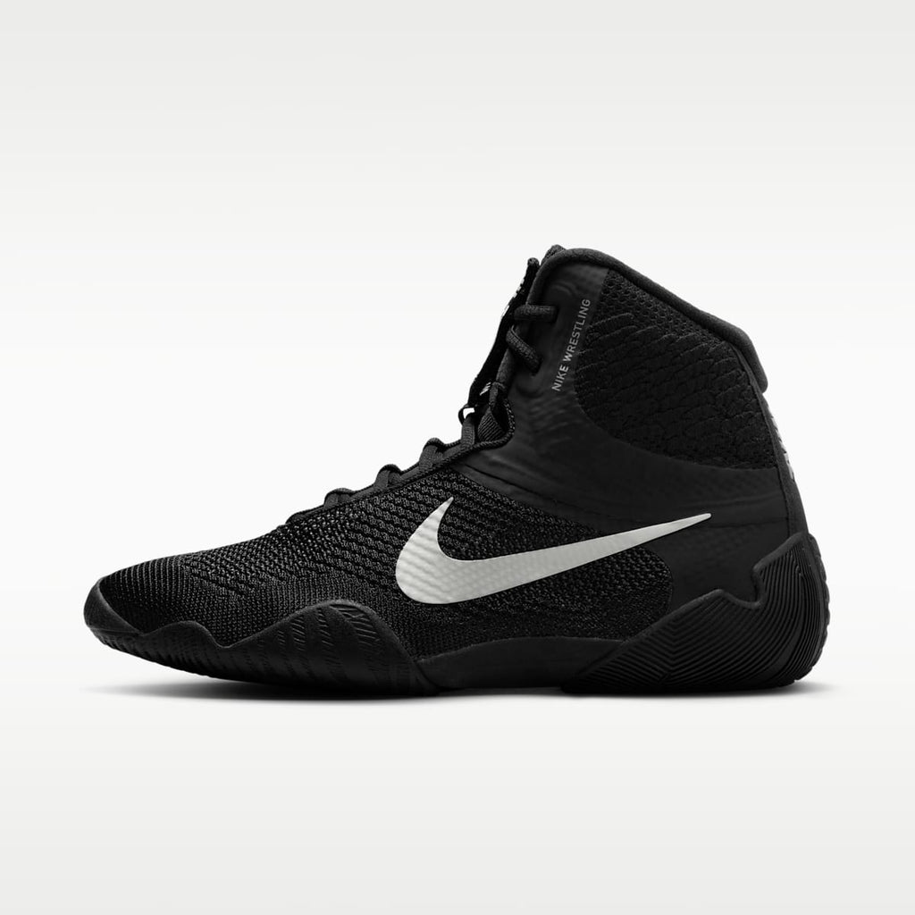 Nike Tawa Men's Wrestling Shoes - Black/Black/Metallic Silver - Image 1
