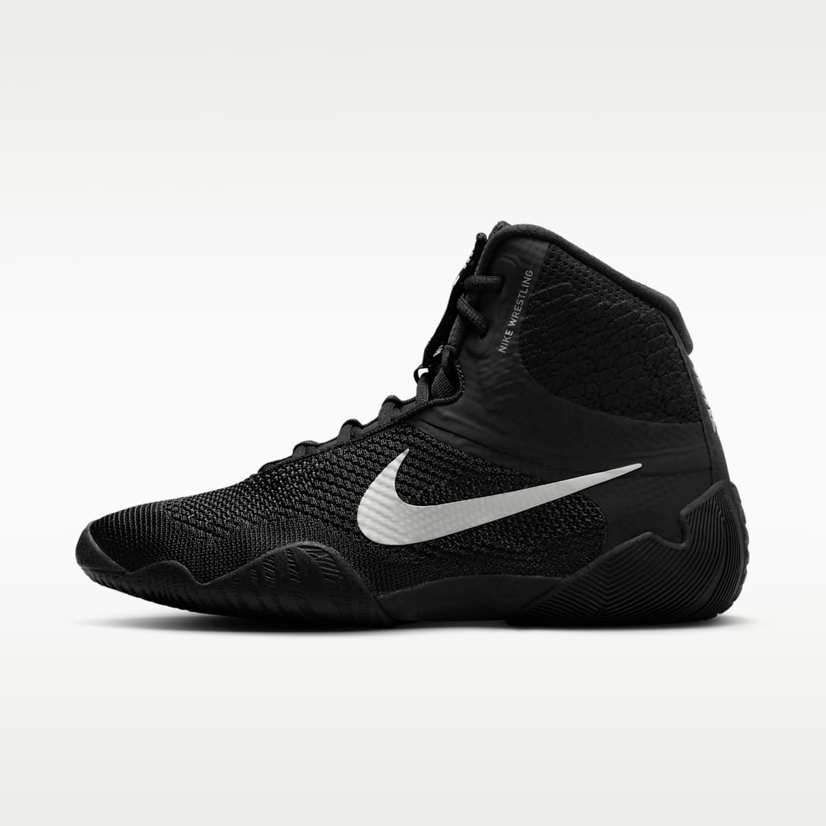 Nike Tawa Men's Wrestling Shoes - Black/Black/Metallic Silver - Image 1