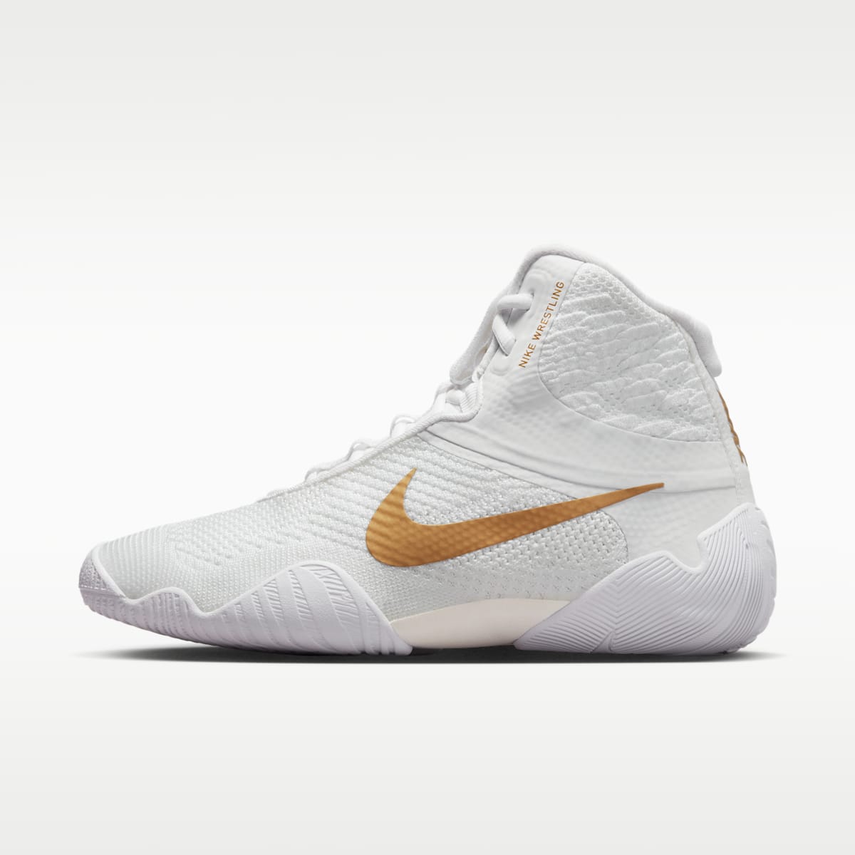 Nike Tawa Men's Wrestling Shoes - White/White/White/Metallic Gold - Image 1