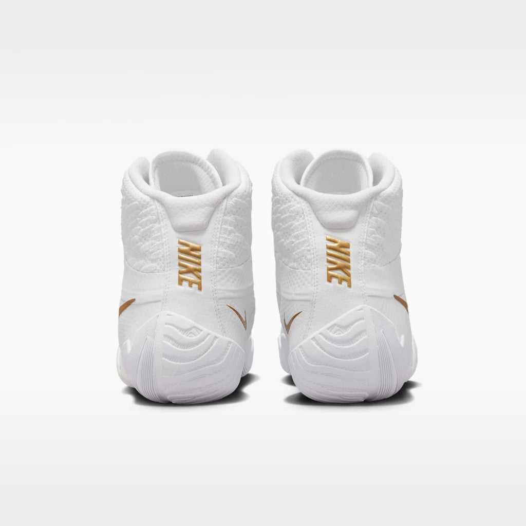 Nike Tawa Men's Wrestling Shoes - White/White/White/Metallic Gold - Image 6