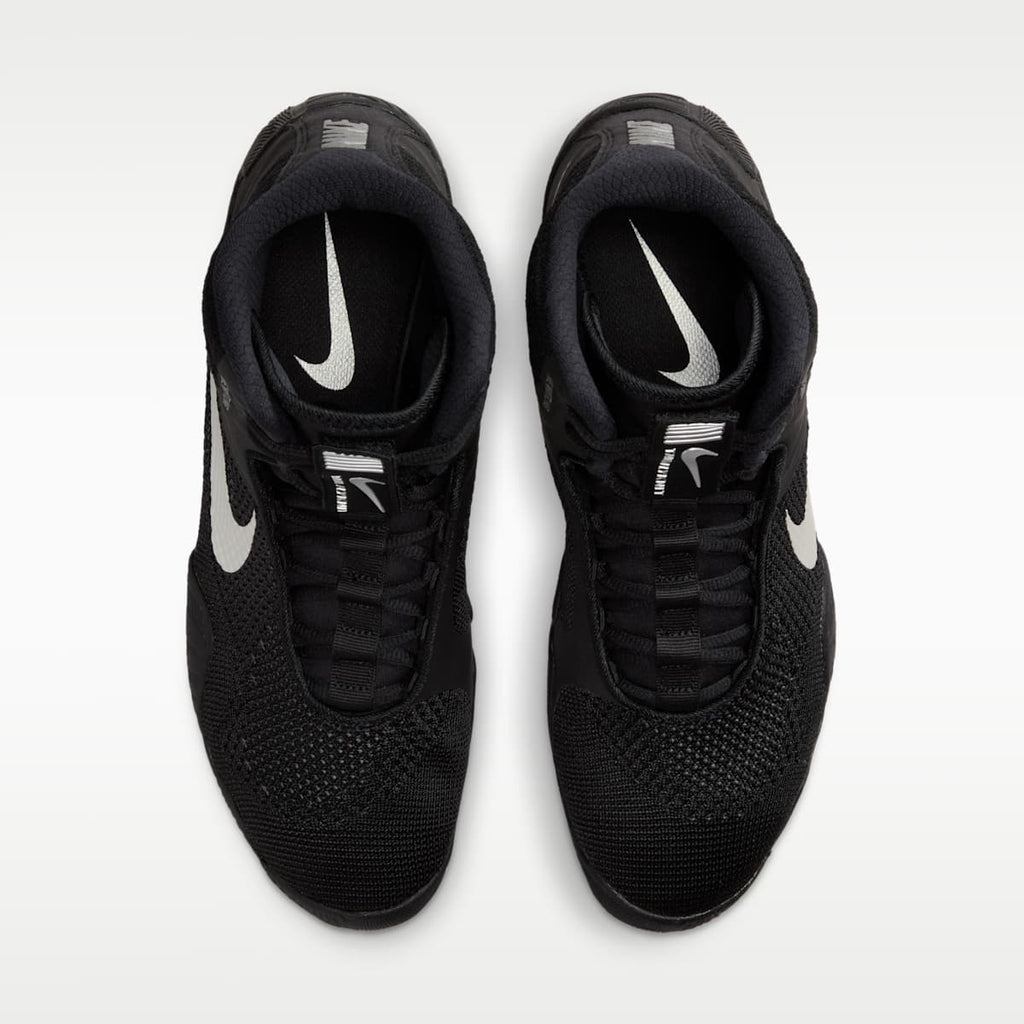Nike Tawa Men's Wrestling Shoes - Black/Black/Metallic Silver - Image 4