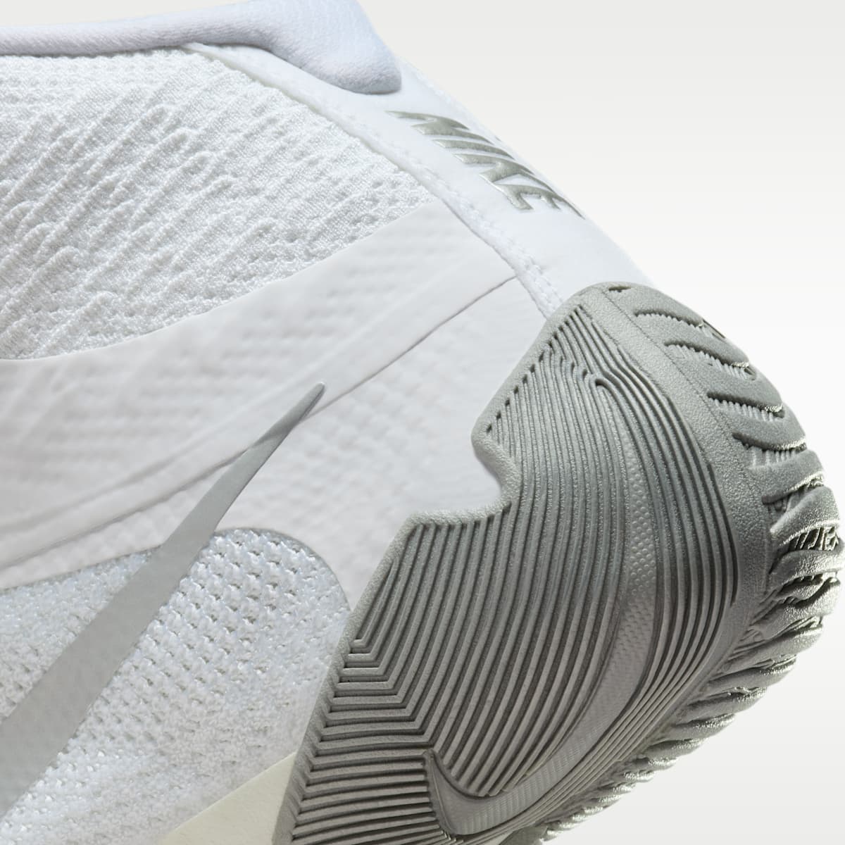 Nike Tawa Men's Wrestling Shoes - White/White/Metallic Silver - Image 8