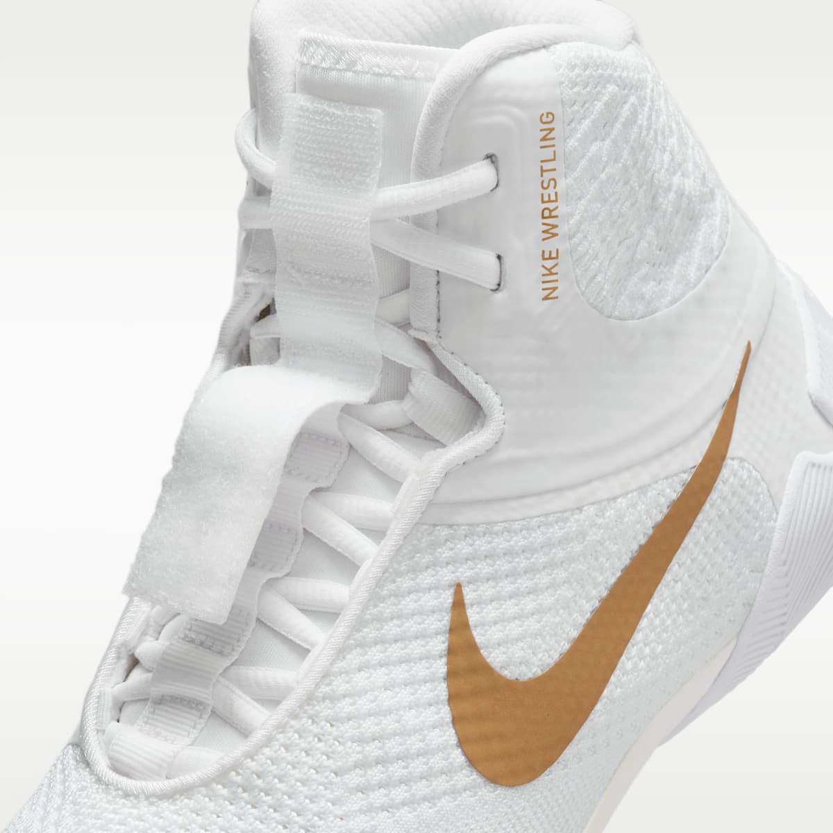 Nike Tawa Men's Wrestling Shoes - White/White/White/Metallic Gold - Image 9