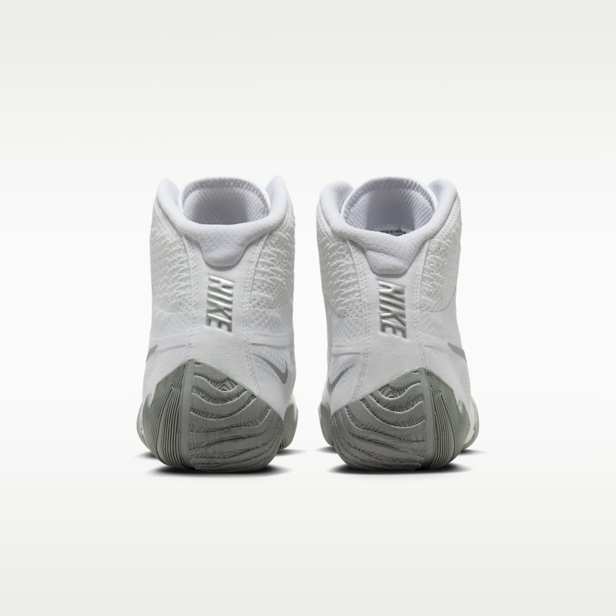 Nike Tawa Men's Wrestling Shoes - White/White/Metallic Silver - Image 6