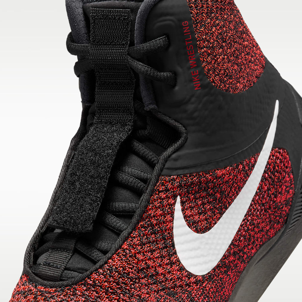Nike Tawa Men's Wrestling Shoes - Black/Red Orbit/Bright Crimson/White - Image 7