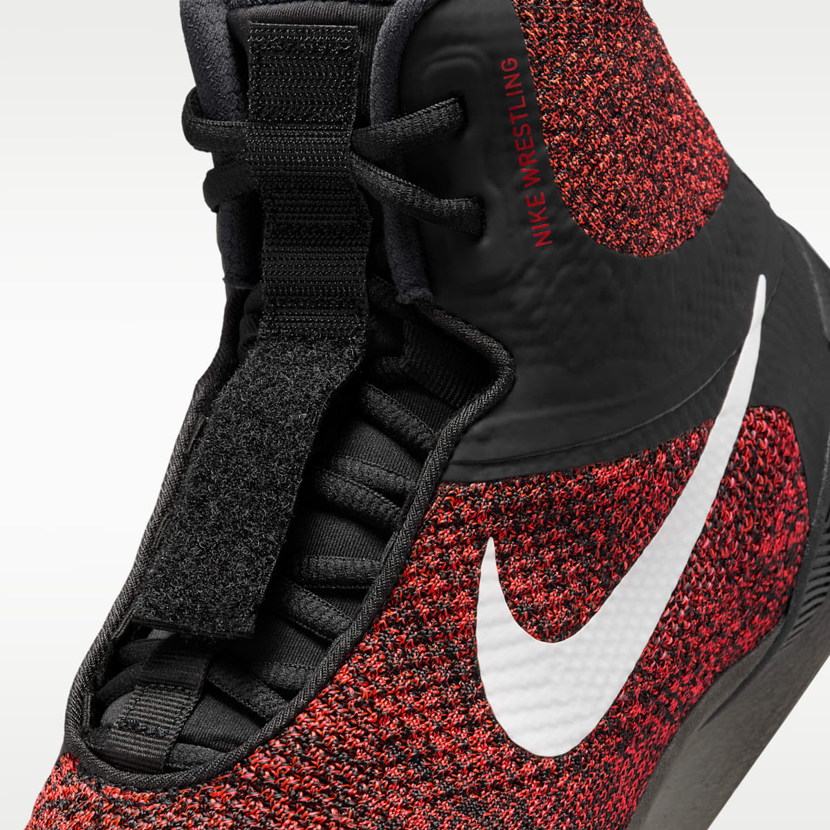 Nike Tawa Men's Wrestling Shoes - Black/Red Orbit/Bright Crimson/White - Image 7