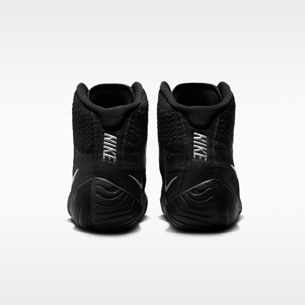 Nike Tawa Men's Wrestling Shoes - Black/Black/Metallic Silver - Image 6