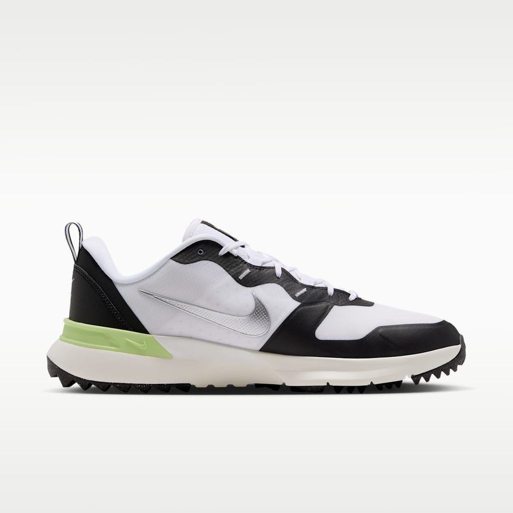 Nike Tempo G Golf Shoes - White/Black/Light Lemon Twist/Metallic Silver - Image 3