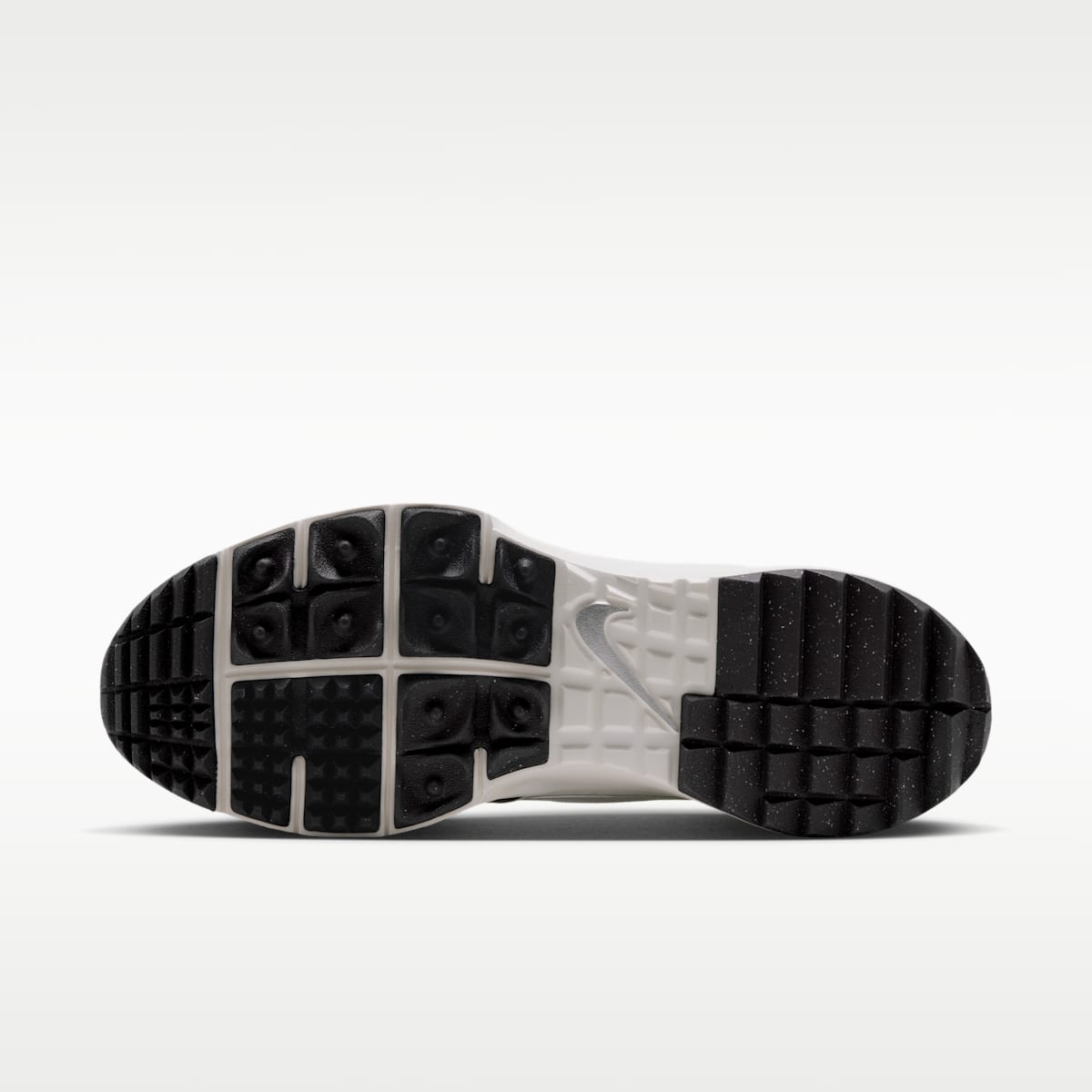 Nike Tempo G Golf Shoes - White/Black/Light Lemon Twist/Metallic Silver - Image 2