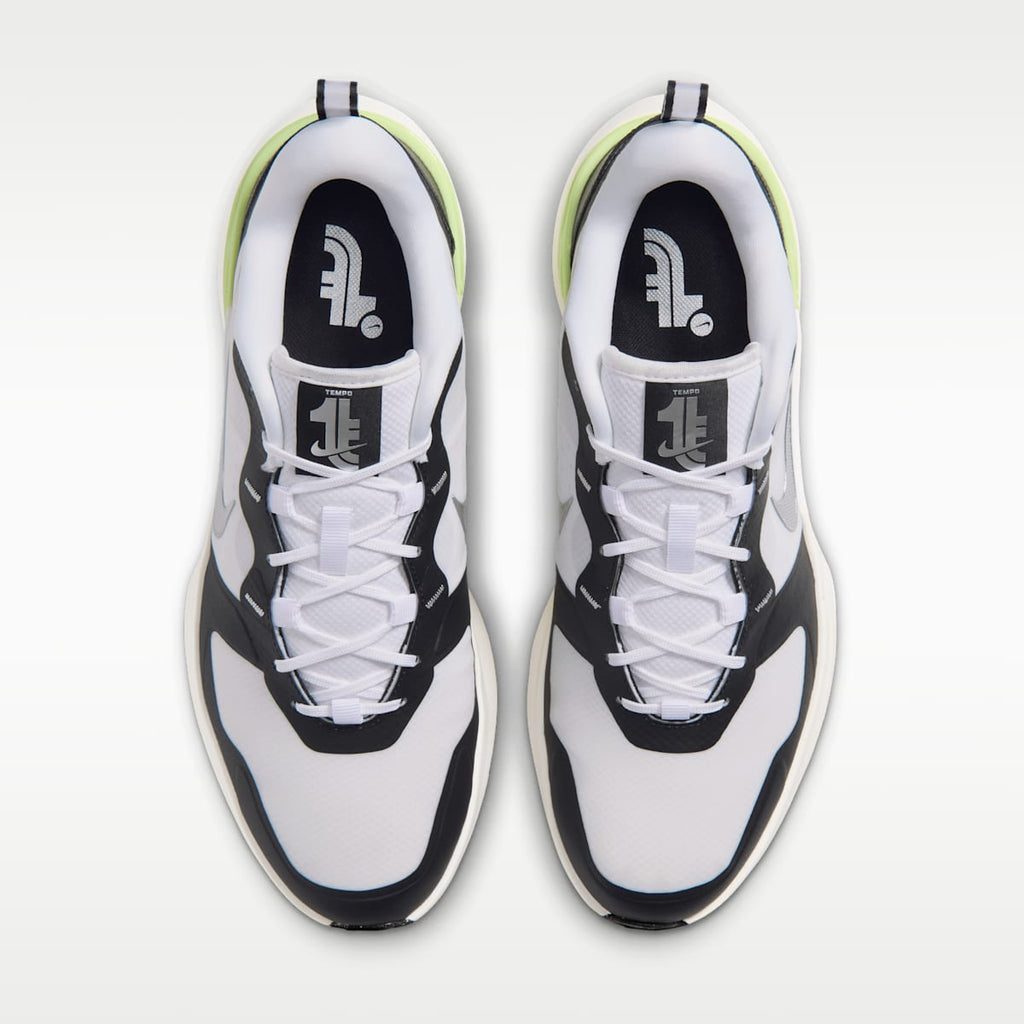 Nike Tempo G Golf Shoes - White/Black/Light Lemon Twist/Metallic Silver - Image 4