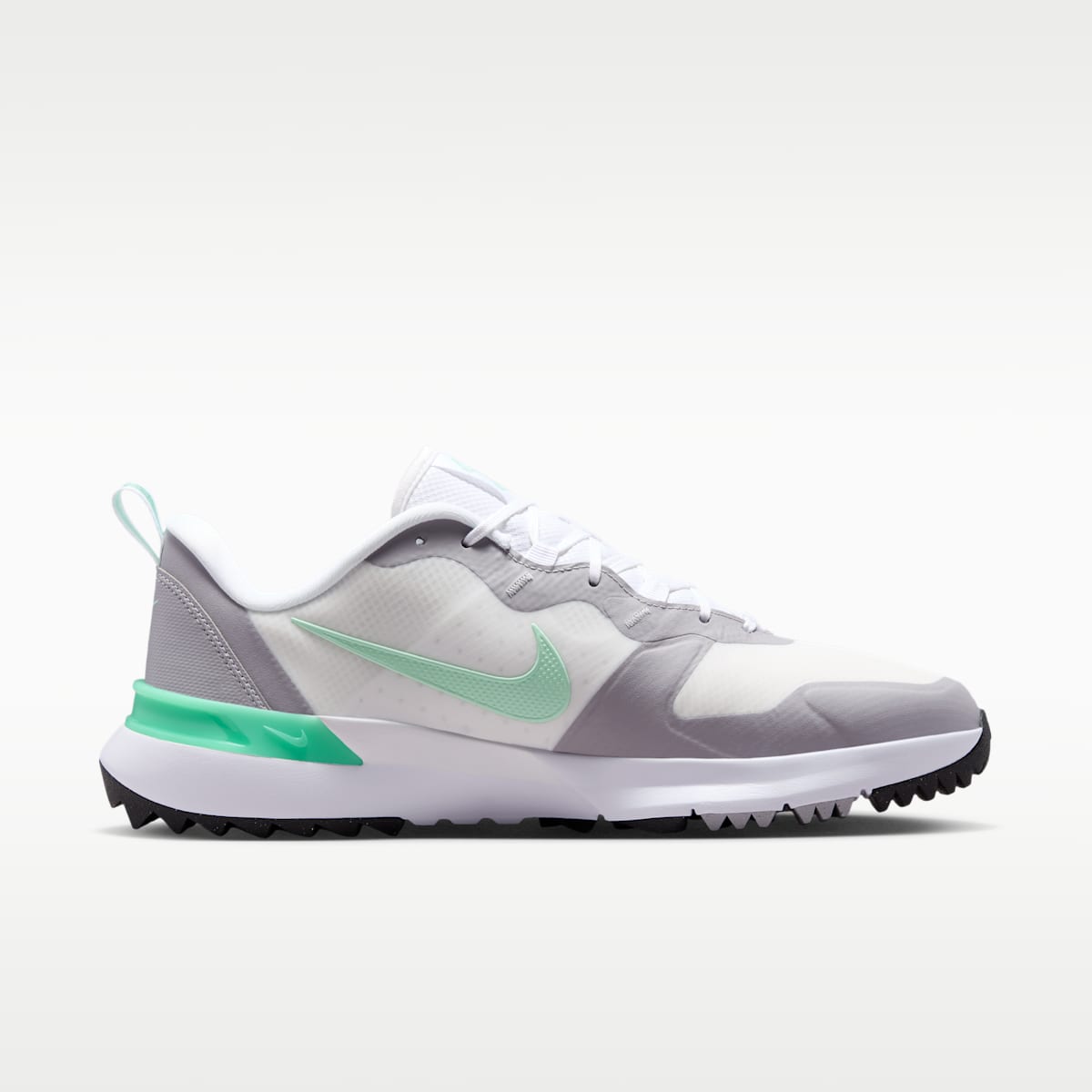 Nike Tempo G Men's Golf Shoes (Wide) - White/Pewter/Black/Mint Foam - Image 3