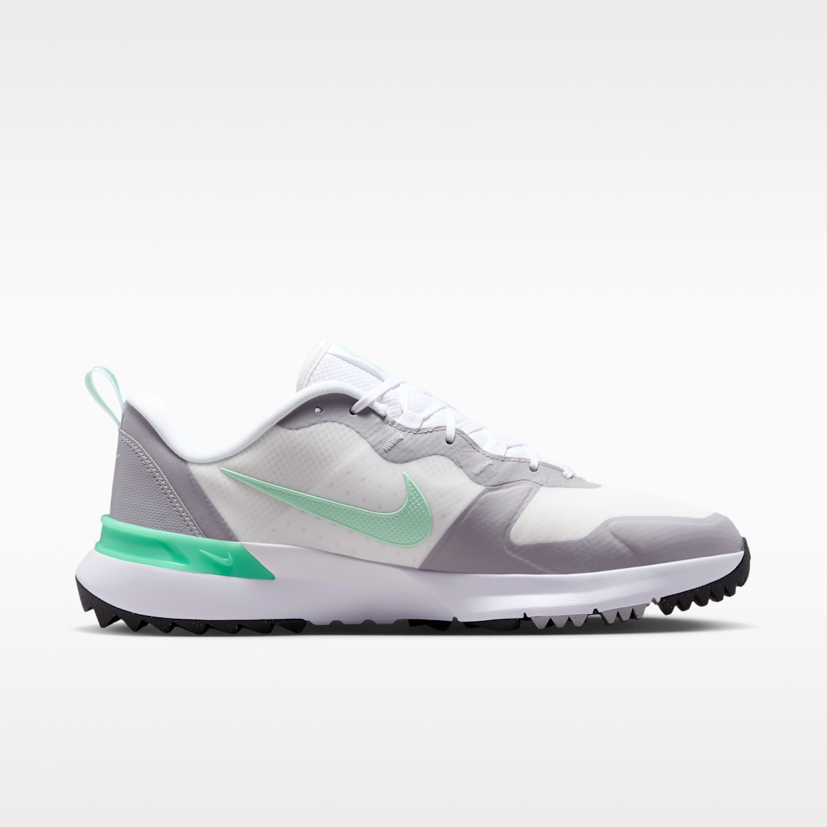 Women's Nike Tempo G Men's Golf Shoes (Wide) - White/Pewter/Black/Mint Foam