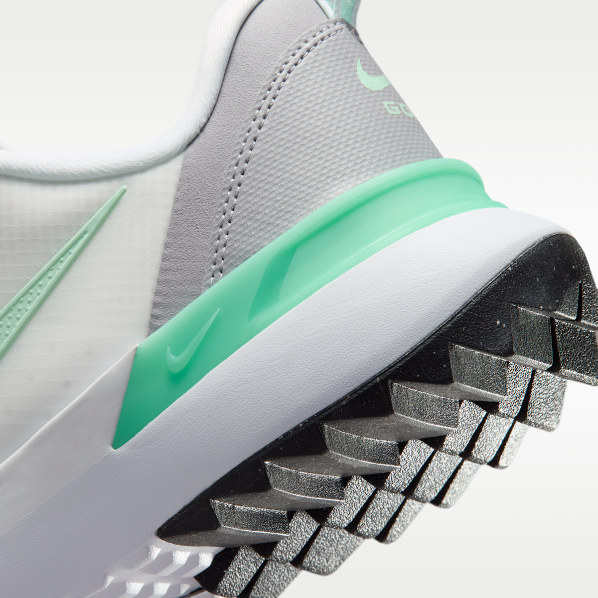 Women's Nike Tempo G Men's Golf Shoes (Wide) - White/Pewter/Black/Mint Foam