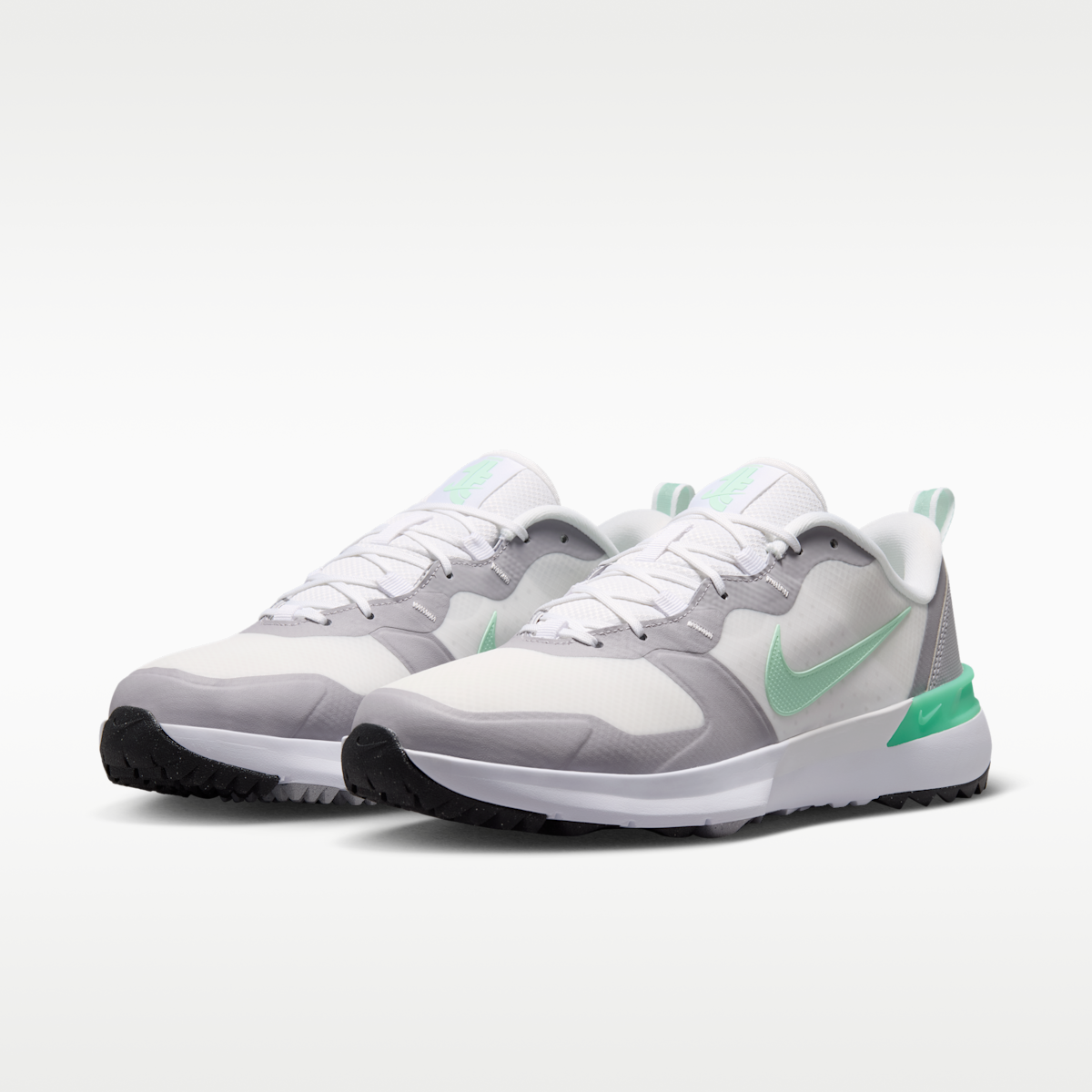 Women's Nike Tempo G Men's Golf Shoes (Wide) - White/Pewter/Black/Mint Foam