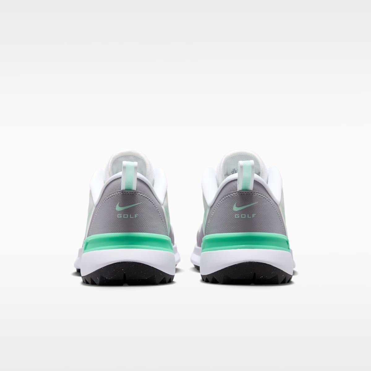 Nike Tempo G Men's Golf Shoes (Wide) - White/Pewter/Black/Mint Foam - Image 6