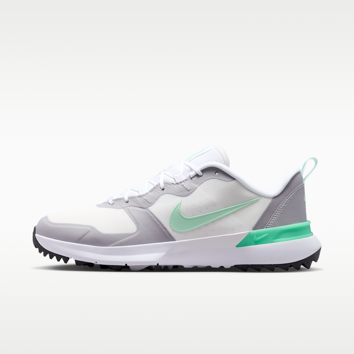 Women's Nike Tempo G Men's Golf Shoes (Wide) - White/Pewter/Black/Mint Foam