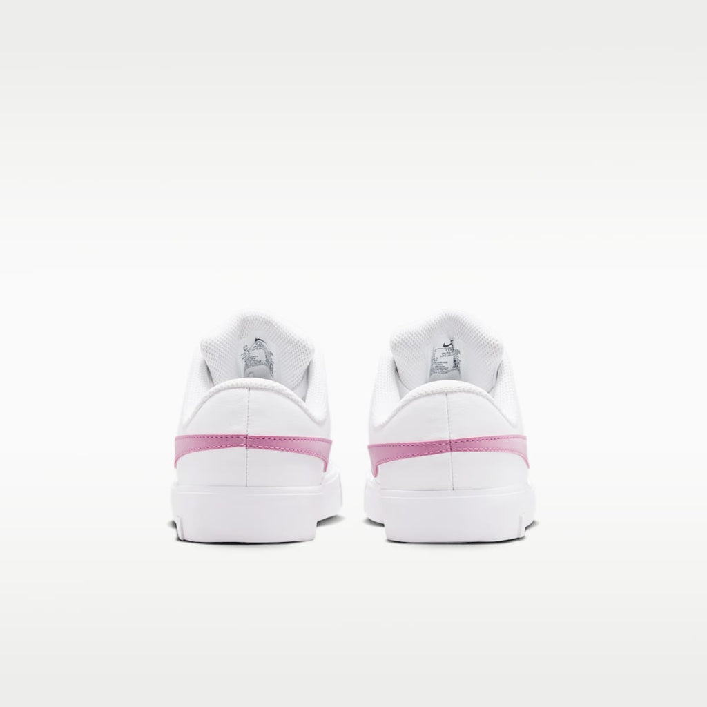 Nike Tennis Essential Big Kids' Shoes - White/White/Pink Rise
