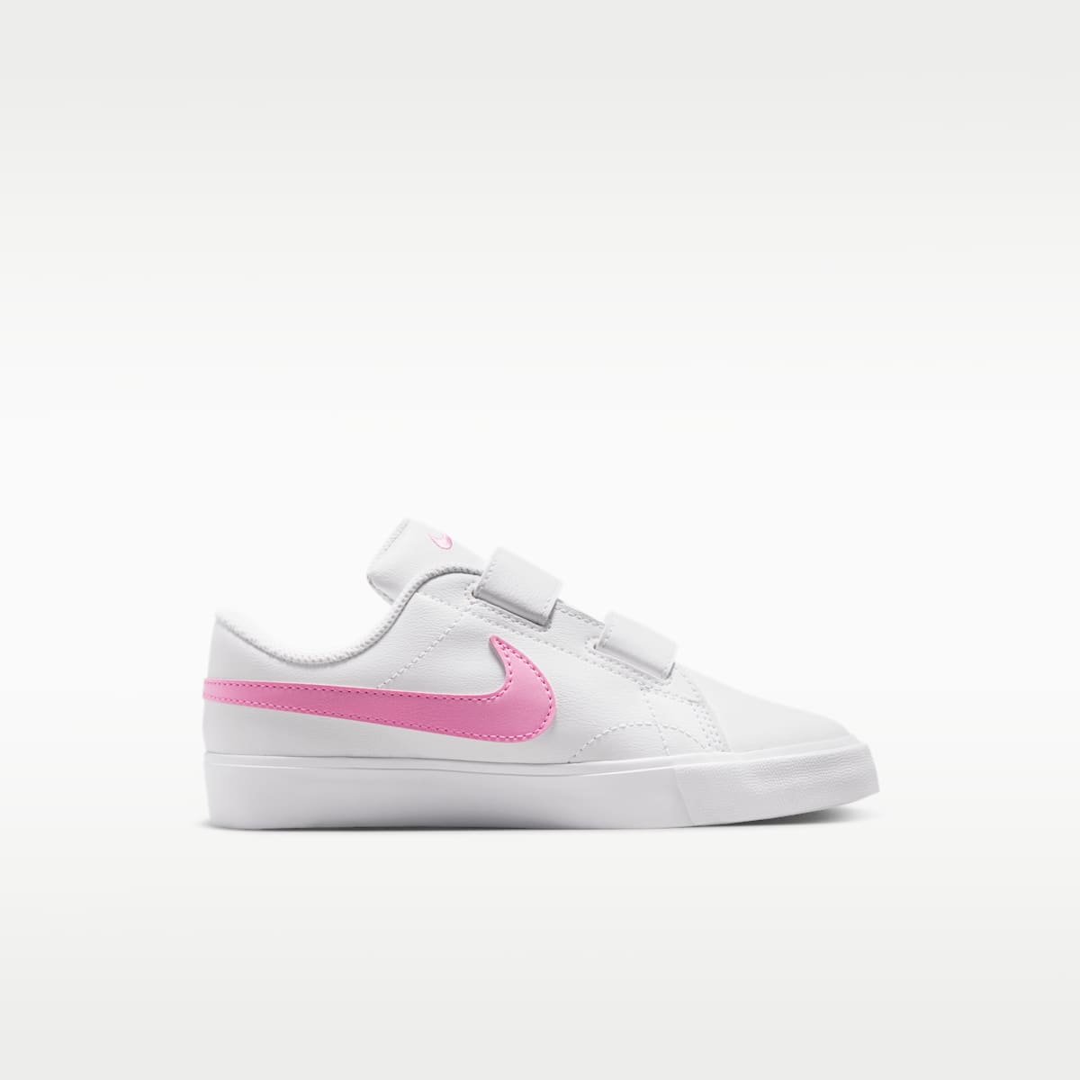 Nike Tennis Essential Little Kids' Shoes - White/White/Pink Rise
