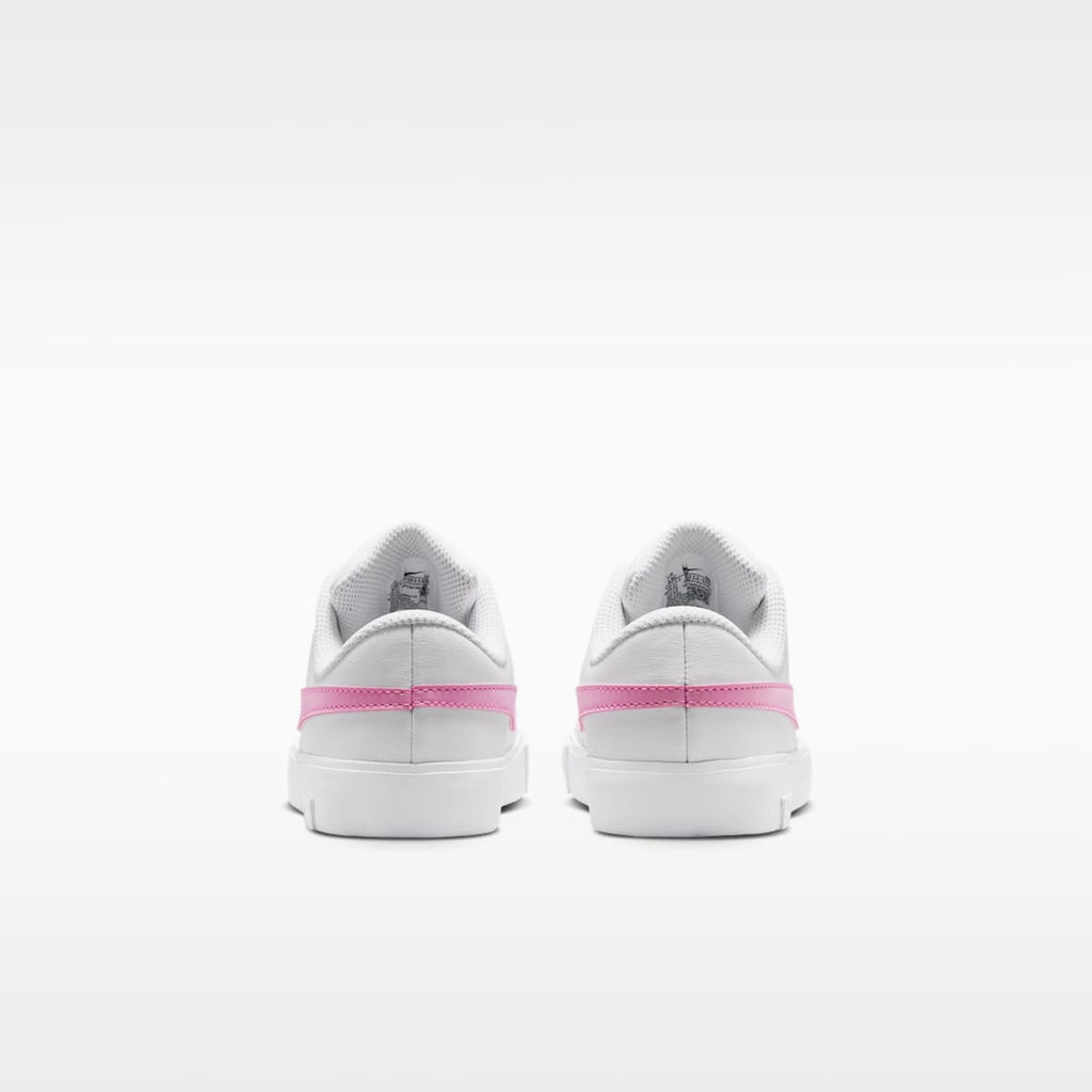 Nike Tennis Essential Little Kids' Shoes - White/White/Pink Rise