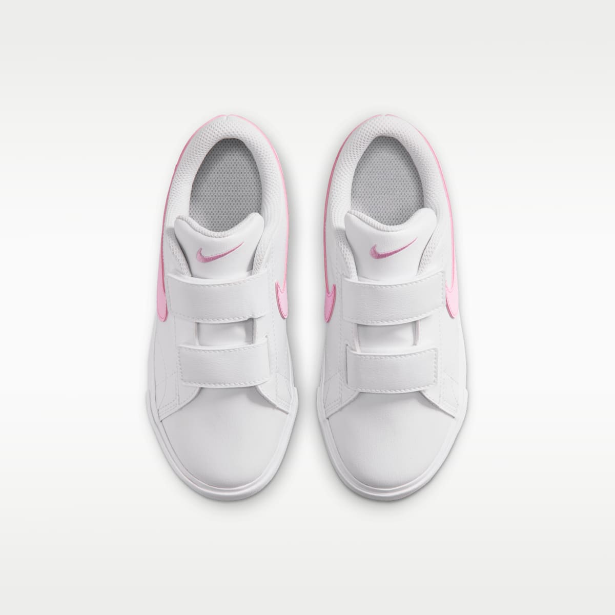 Nike Tennis Essential Little Kids' Shoes - White/White/Pink Rise