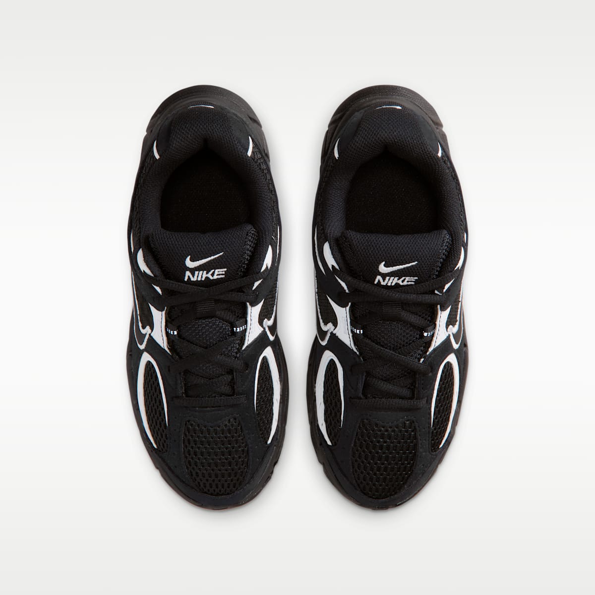 Nike V5 Runner Suede Big Kids' Shoes - Black/White/Black