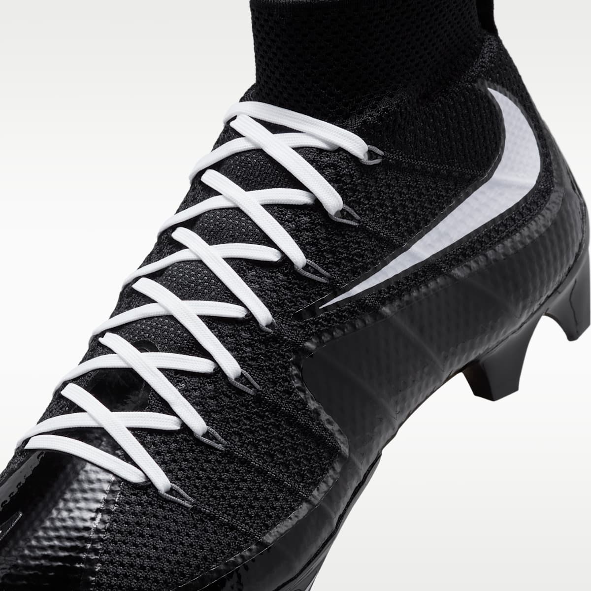 Nike Vapor Edge 360 "Untouchable" Men's Football Cleats - Black/Black/Volt/White - Image 8