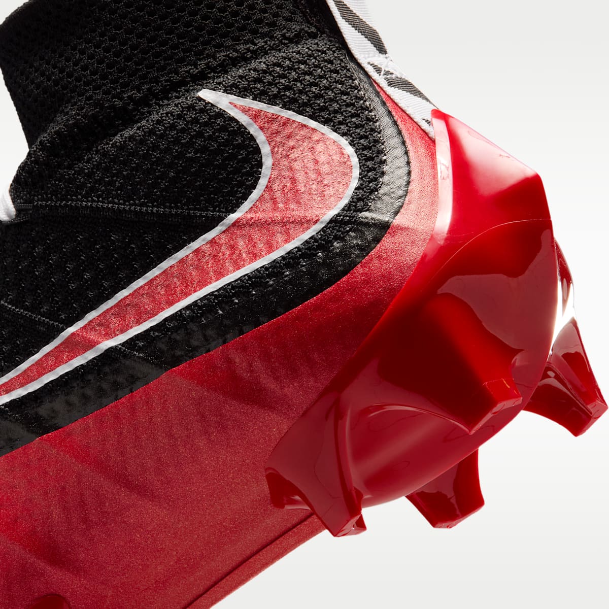 Nike Vapor Edge 360 "Untouchable" Football Cleats - Black/University Red/White - Image 9