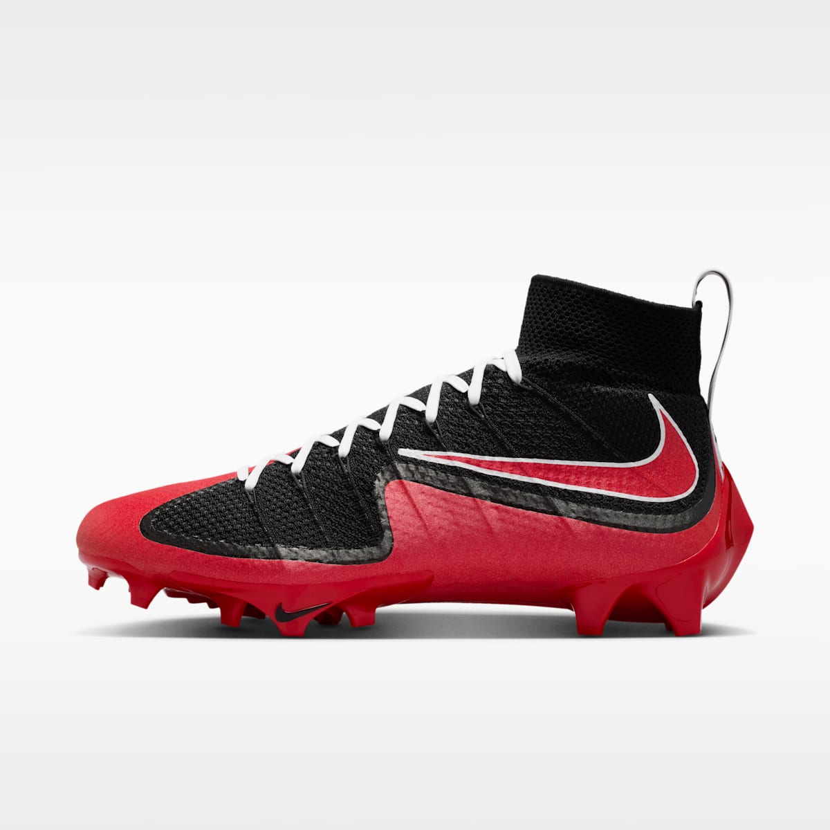 Nike Vapor Edge 360 "Untouchable" Football Cleats - Black/University Red/White - Image 1