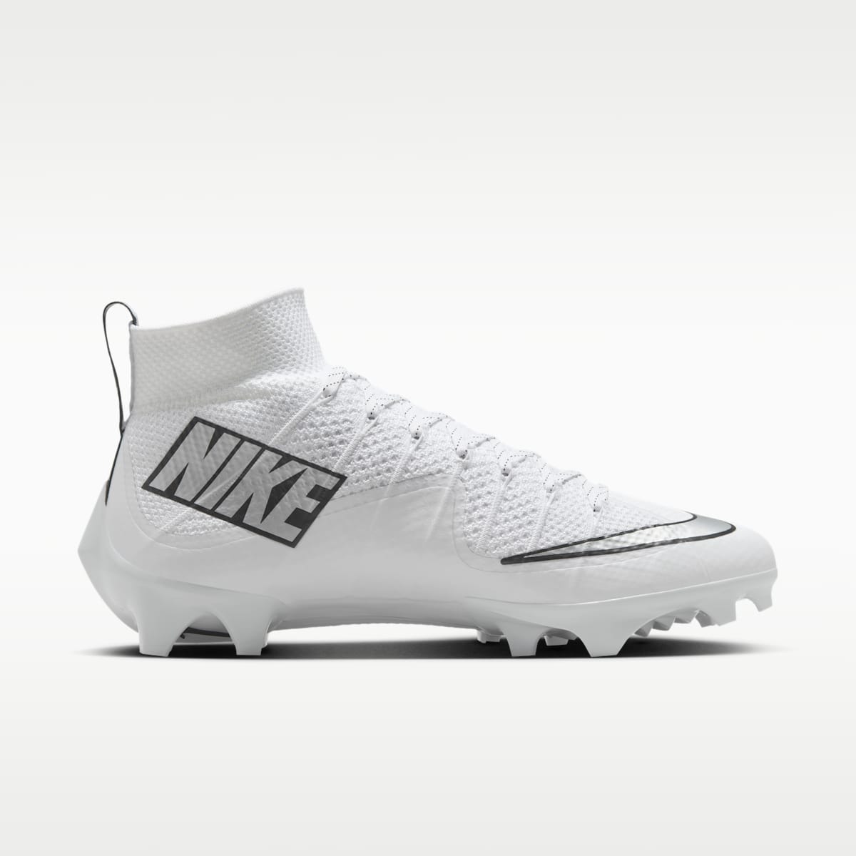 Nike Vapor Edge 360 "Untouchable" Men's Football Cleats - White/Black/Metallic Silver - Image 3